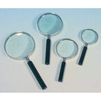 Hand Magnifier, 75mm dia, magnification 2x (Each)