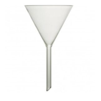 Funnels, Filter, Plain, Borosilicate Glass, Short Stem, 150mm Dia (Pack 10)