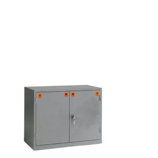 2-Door COSHH Cabinet, 1 Shelf (50mm Sump) - 71x92x46cm (HWD)