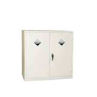 2-Door Acid Cabinet, 1 Shelf (50mm Sump) - 92x92x46cm (HWD)