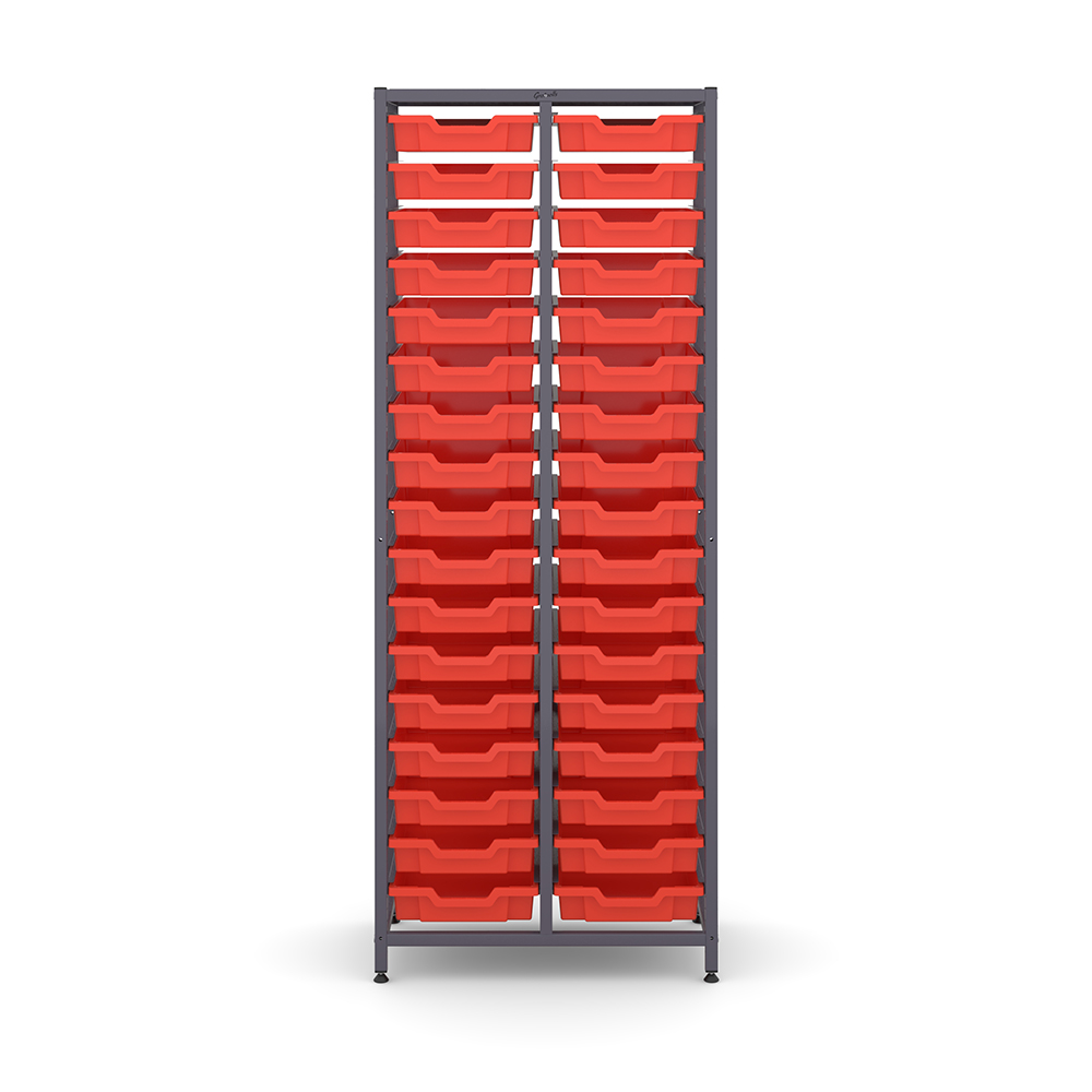 Tall Double Column Frame with 34x F1 Shallow Trays